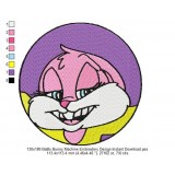 130x180 BaBs Bunny Machine Embroidery Design Instant Download